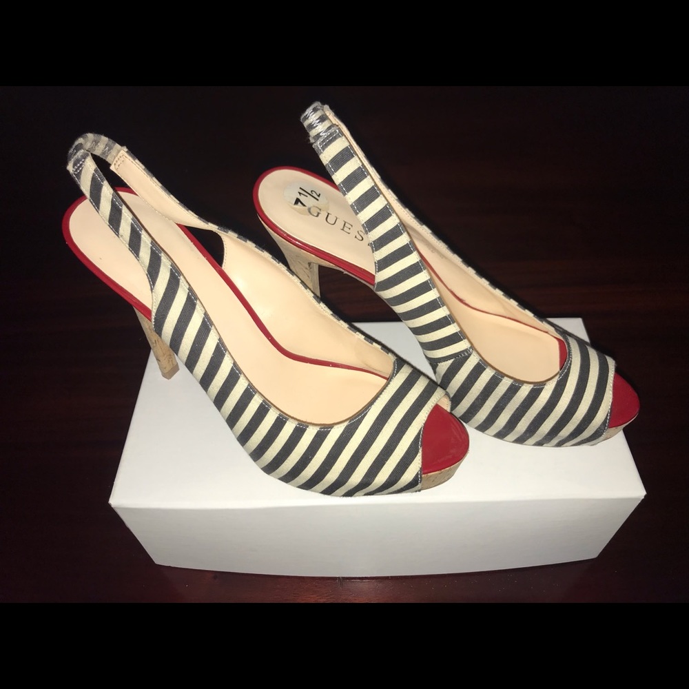 Guess Sling Back Heels